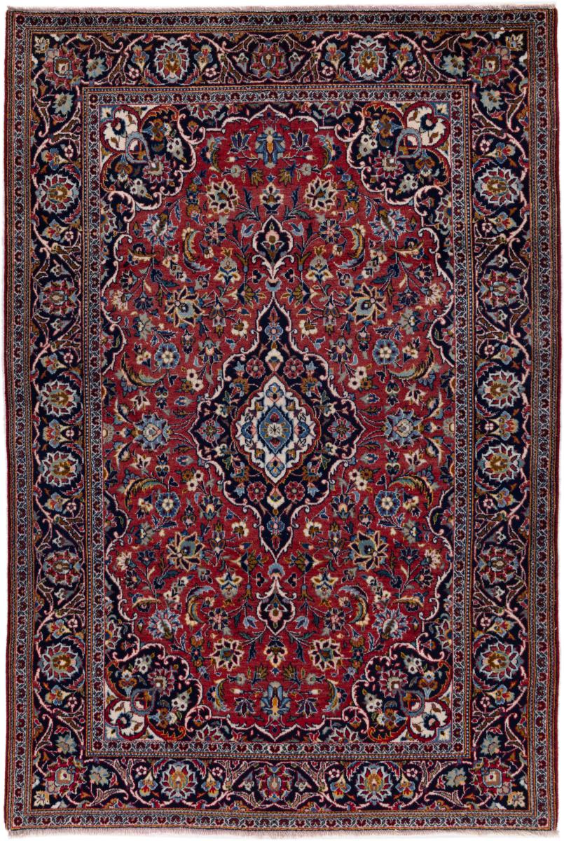 Covor persan Kashan 207x139 207x139, Covor persan Înnodat manual