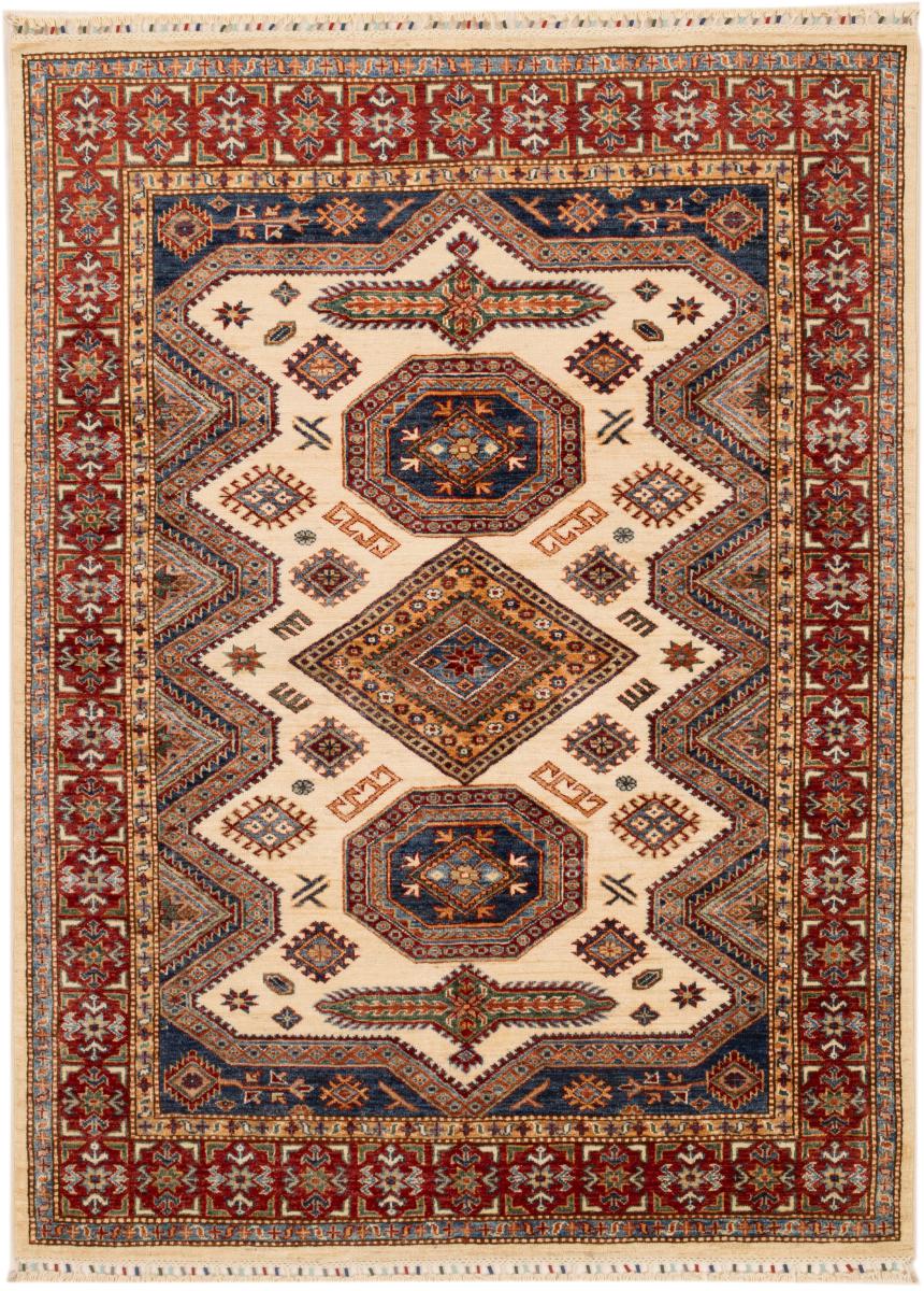 Afghaans tapijt Super Kazak 212x155 212x155, Perzisch tapijt Handgeknoopte
