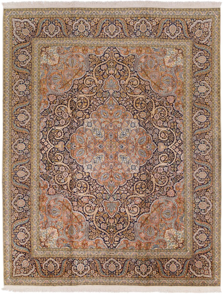 Tappeto indiano Cachemire di Seta 316x244 316x244, Tappeto persiano Annodato a mano