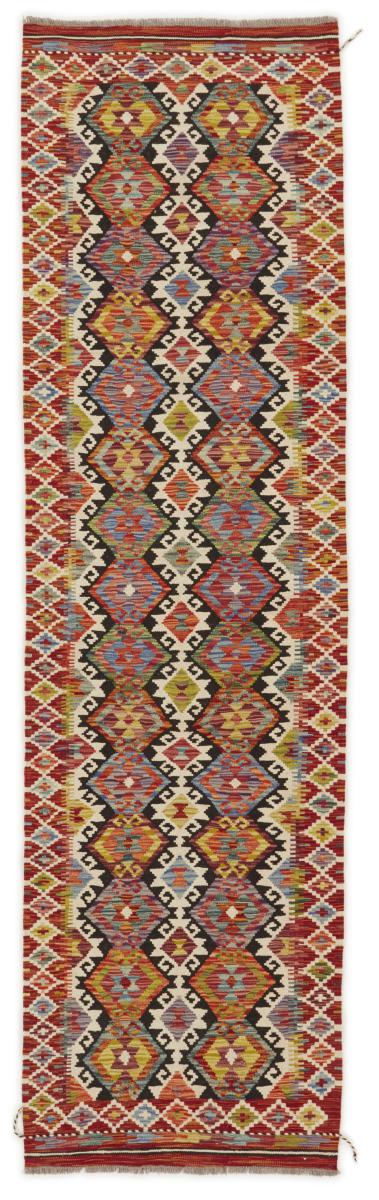 Pakistaans tapijt Kilim Afghan 299x84 299x84, Perzisch tapijt Handgeweven