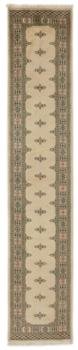 Pakistani rug Pakistan Buchara 3ply 13'0"x2'7" 13'0"x2'7", Persian Rug Knotted by hand