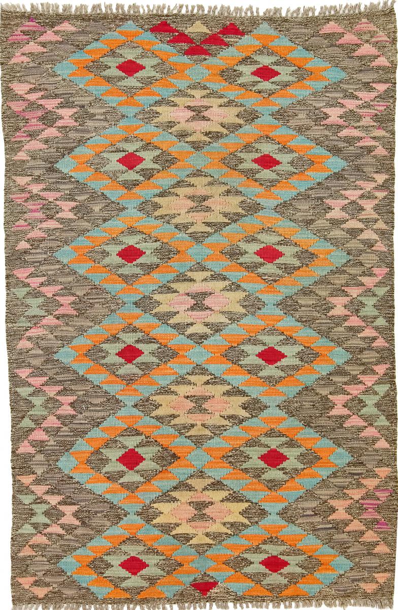 Tapete afegão Kilim Afegão 148x100 148x100, Tapete persa Tecido à mão