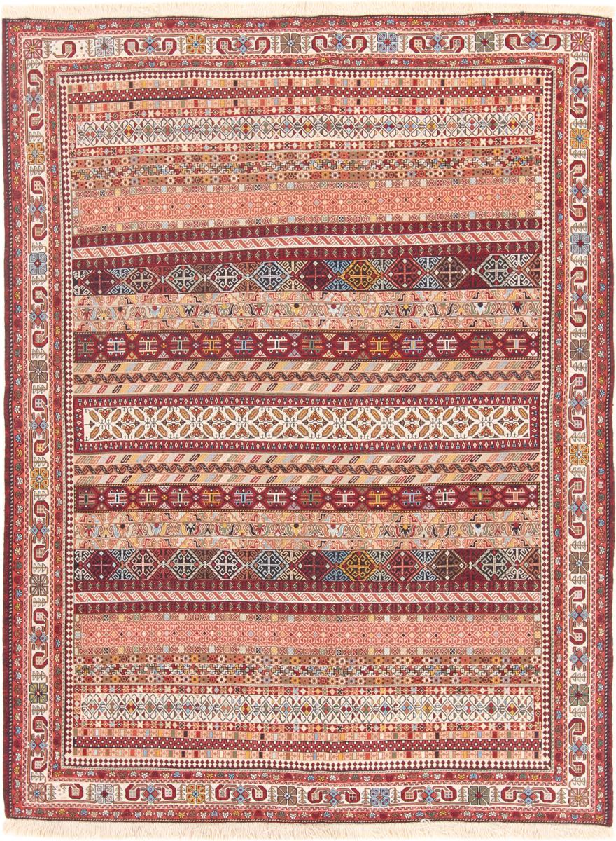 Persian Rug Kilim Soozani 193x144 193x144, Persian Rug Woven by hand