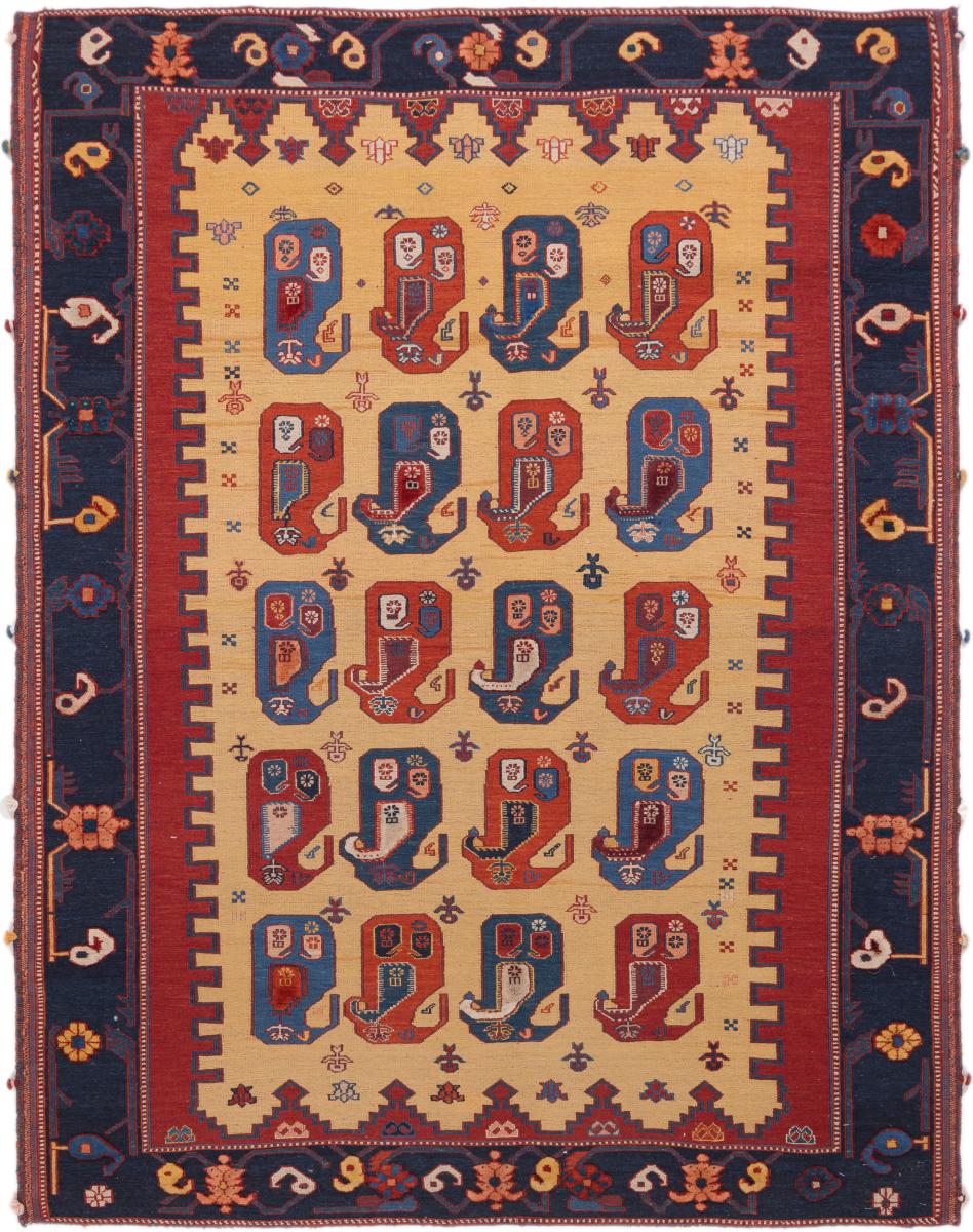 Persisk tæppe Nimbaft Z 194x149 194x149, Persisk tæppe Knyttet i hånden