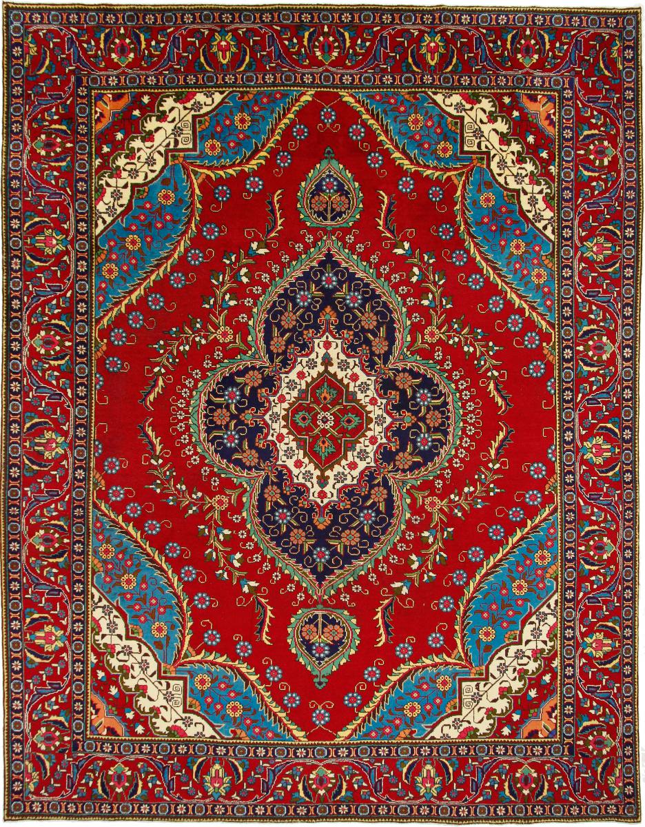 Tapete persa Tabriz 388x300 388x300, Tapete persa Atado à mão