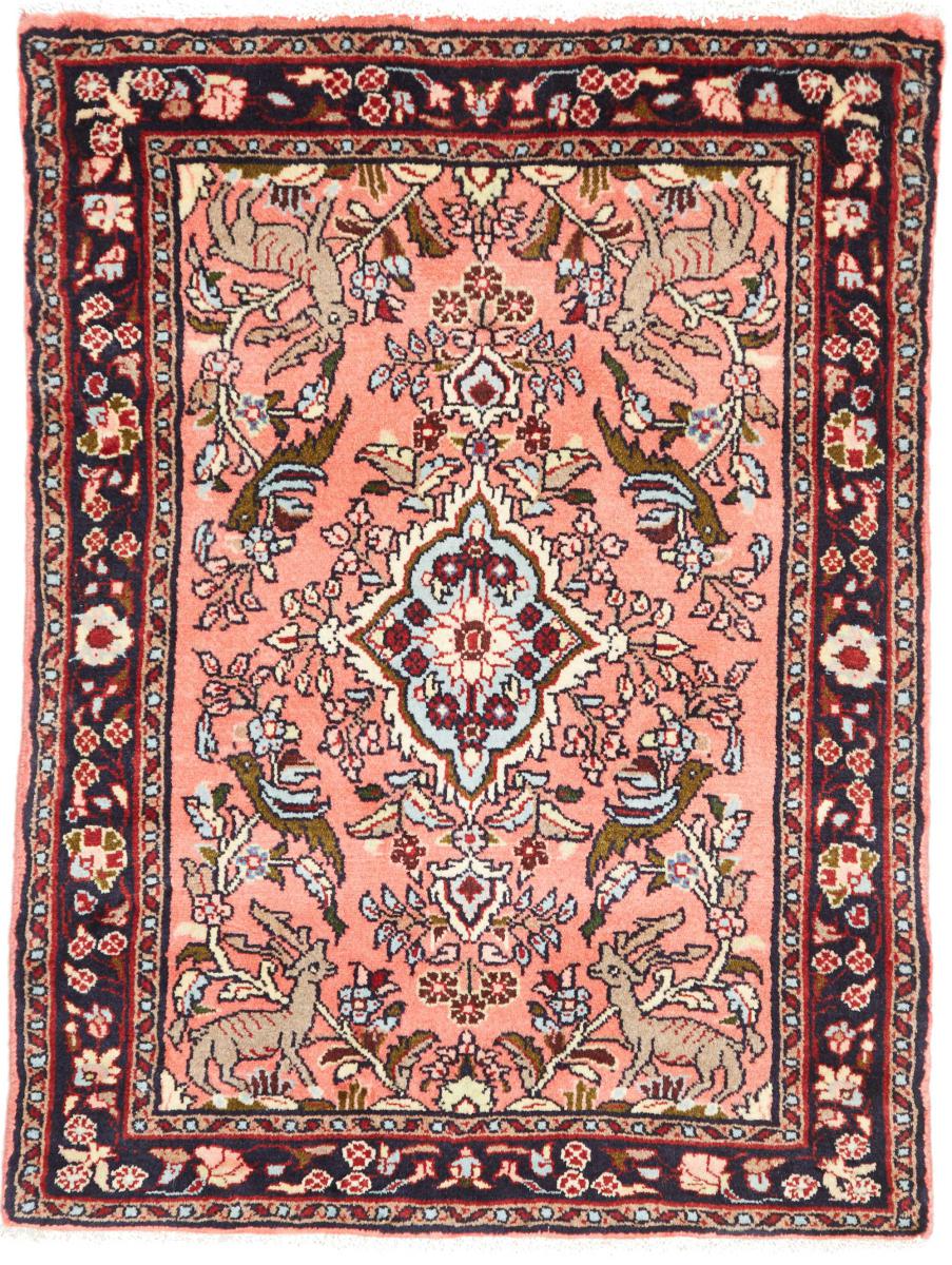 Persian Rug Hamadan 99x79 99x79, Persian Rug Knotted by hand