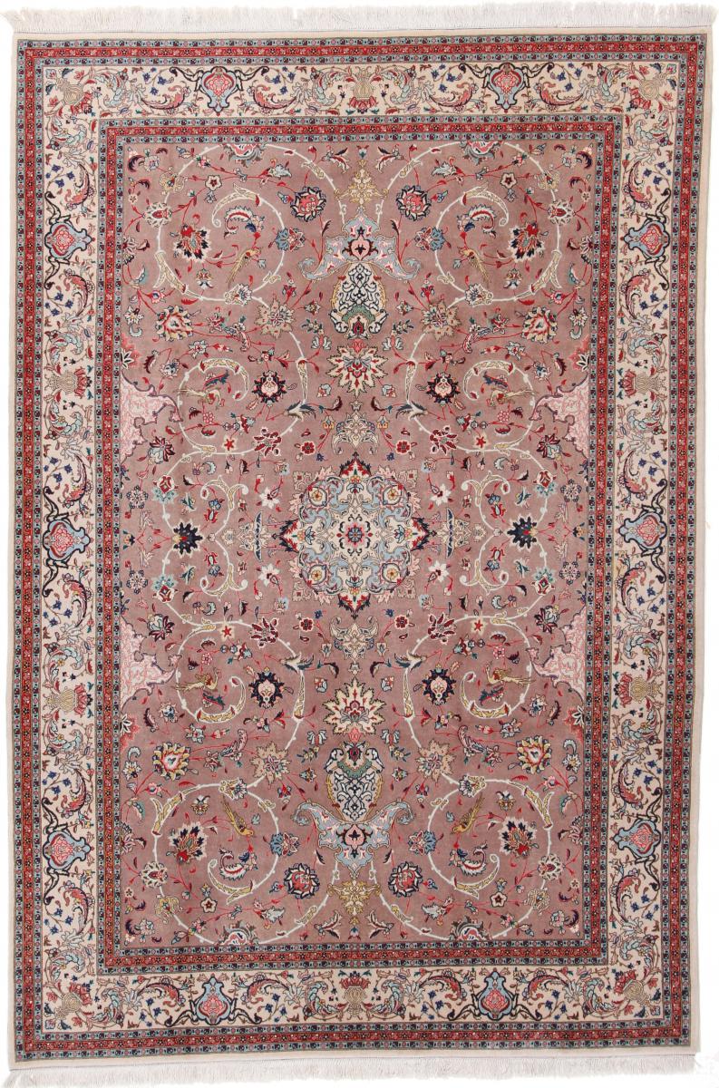 Tapete persa Tabriz 50Raj 281x189 281x189, Tapete persa Atado à mão