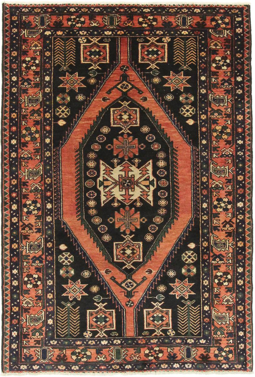 Persisk tæppe Shahsavan 205x139 205x139, Persisk tæppe Knyttet i hånden