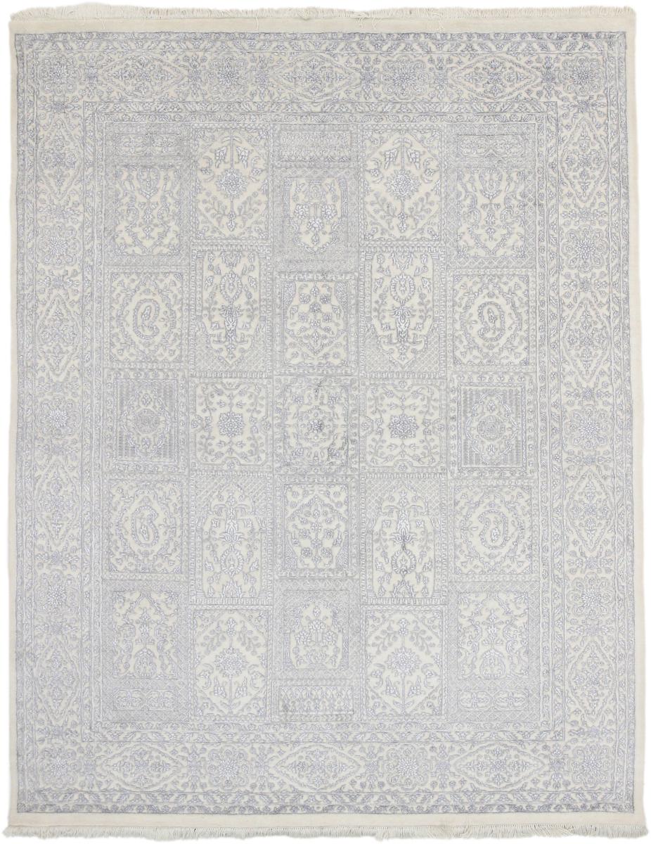 Indisk tæppe Indo Tabriz 243x191 243x191, Persisk tæppe Knyttet i hånden