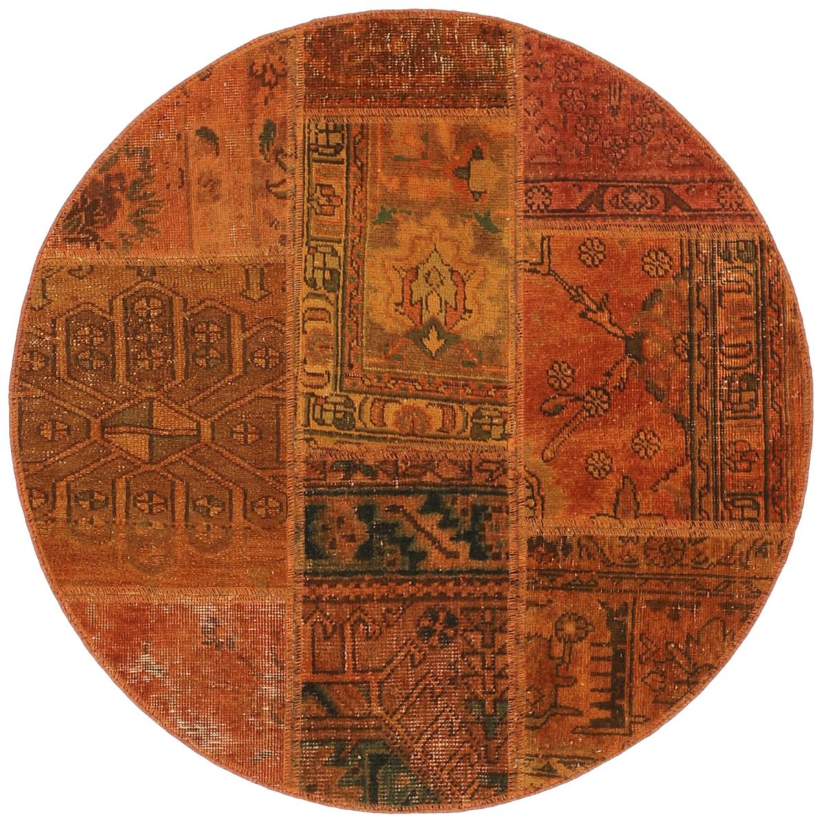 Dywan perski Patchwork 99x99 99x99, Dywan perski Ręcznie tkane