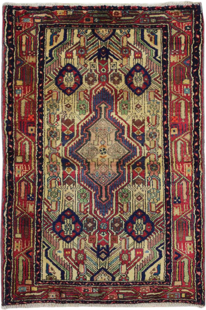 Persisk tæppe Hamadan 113x77 113x77, Persisk tæppe Knyttet i hånden