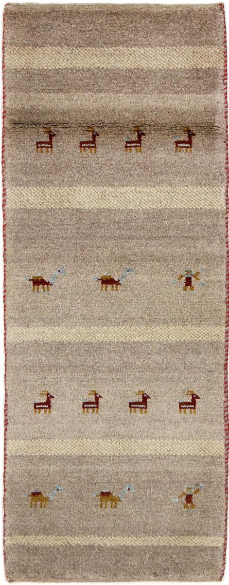 Persian Rug Persian Gabbeh Kashkuli 143x53 143x53, Persian Rug Knotted by hand