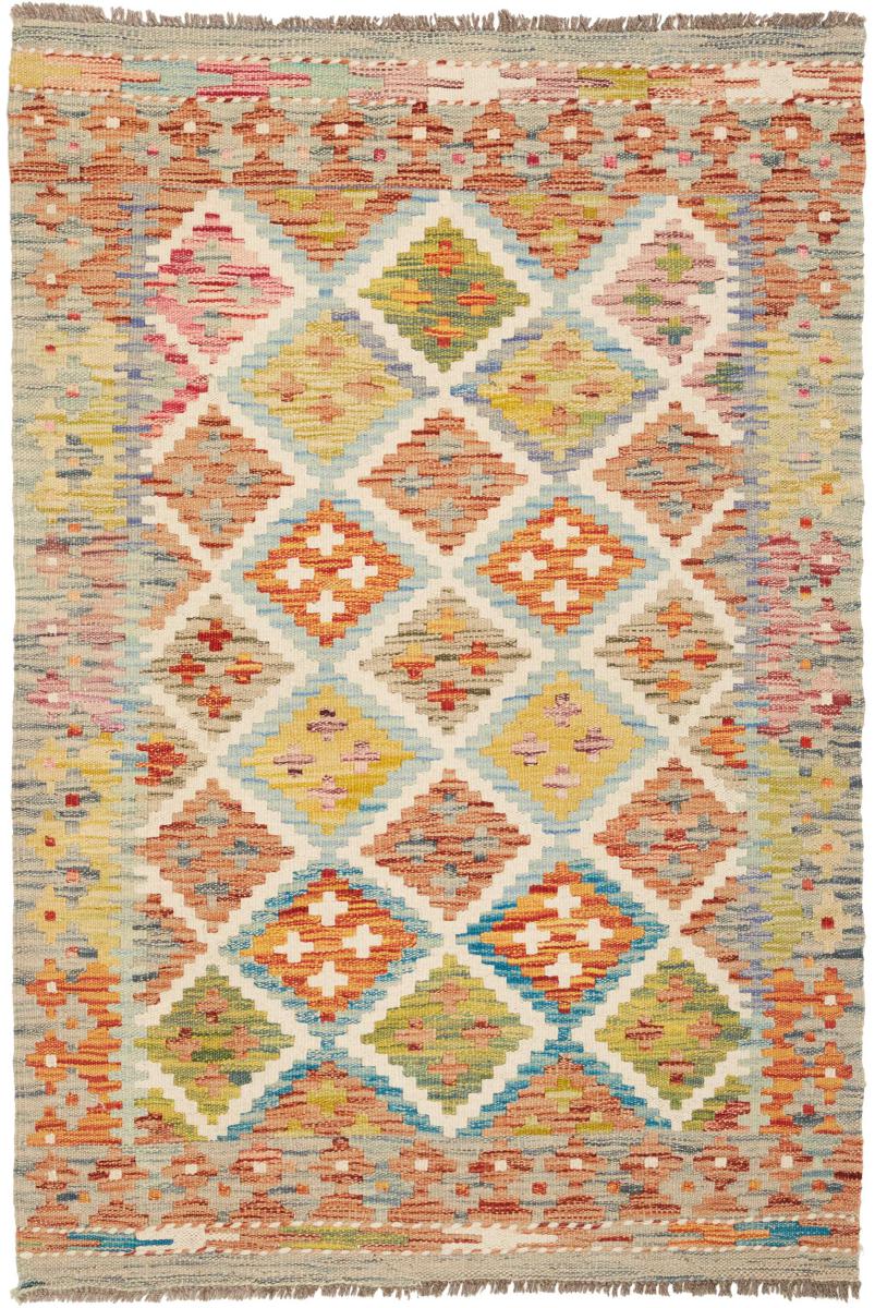 Alfombra afgana Kilim Afghan 129x85 129x85, Alfombra persa Tejido a mano