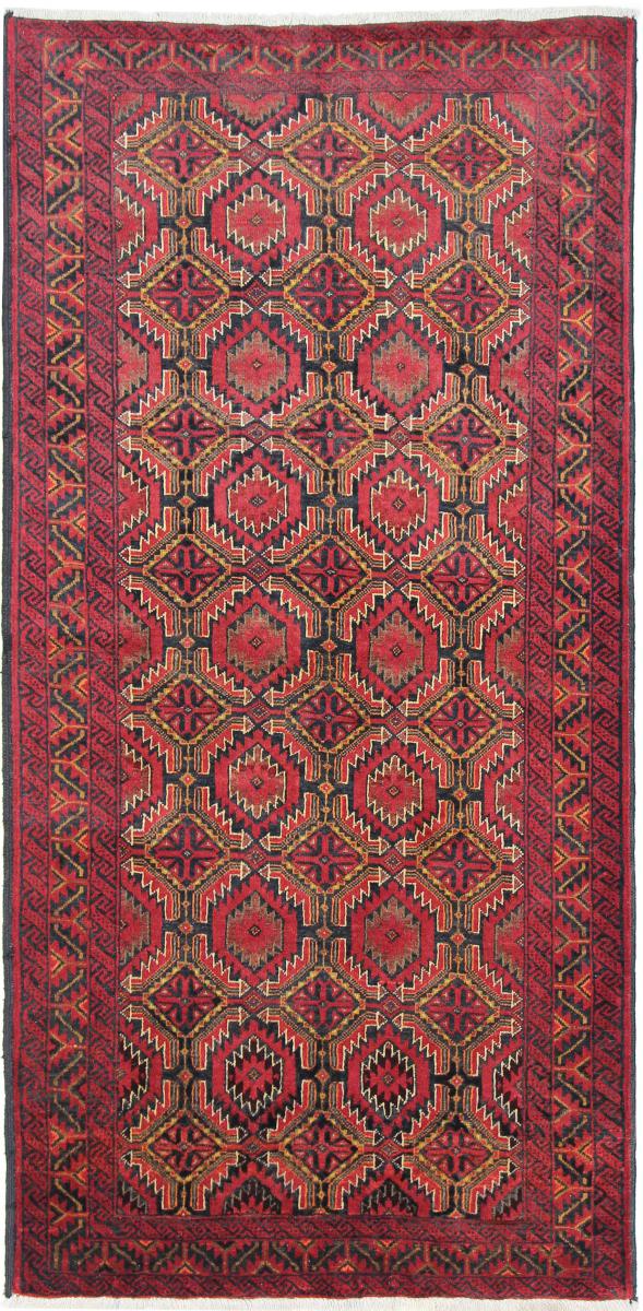 Tapete persa Balúchi 207x102 207x102, Tapete persa Atado à mão