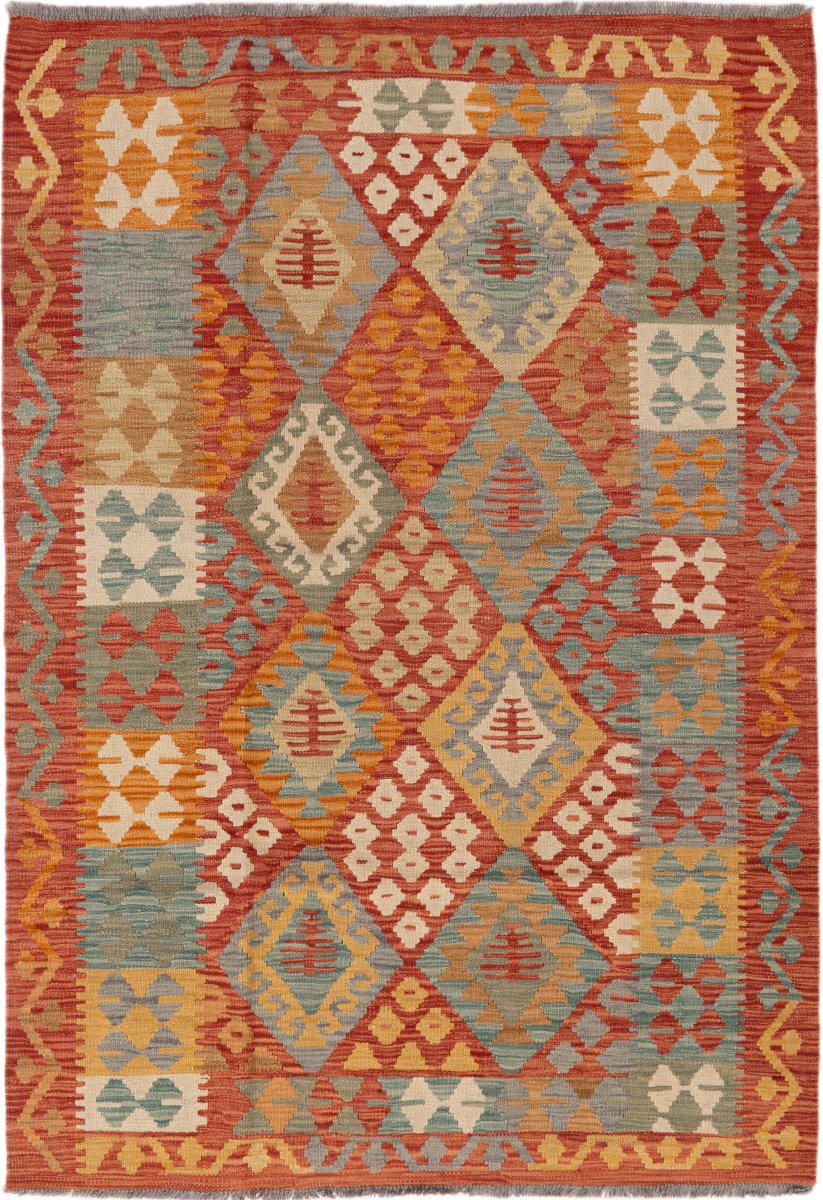Tappeto afghano Kilim Afghan 179x124 179x124, Tappeto persiano Tessuto a mano
