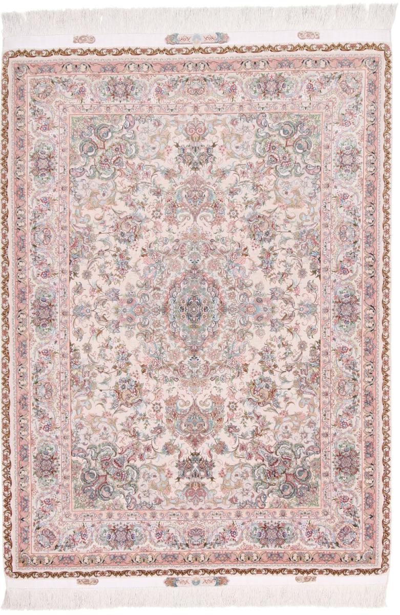 Perzsa szőnyeg Tabriz 70Raj Shirfar Selyemfonal 207x155 207x155, Perzsa szőnyeg Kézzel csomózva