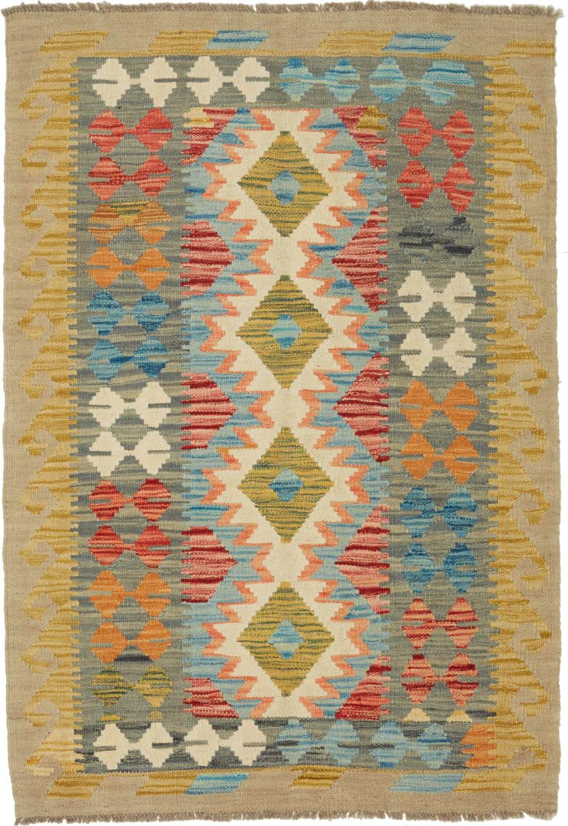 Tapete afegão Kilim Afegão 126x86 126x86, Tapete persa Tecido à mão