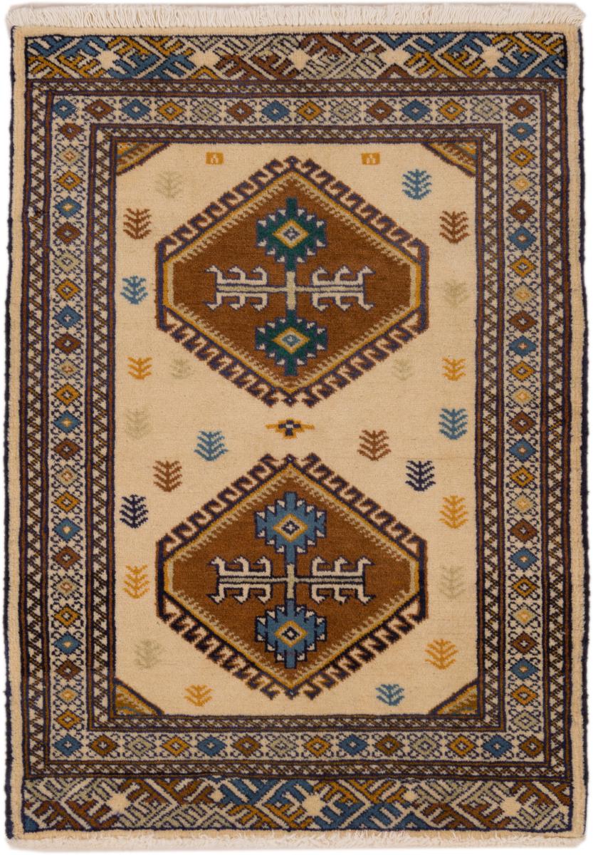Persian Rug Turkaman 87x64 87x64, Persian Rug Knotted by hand