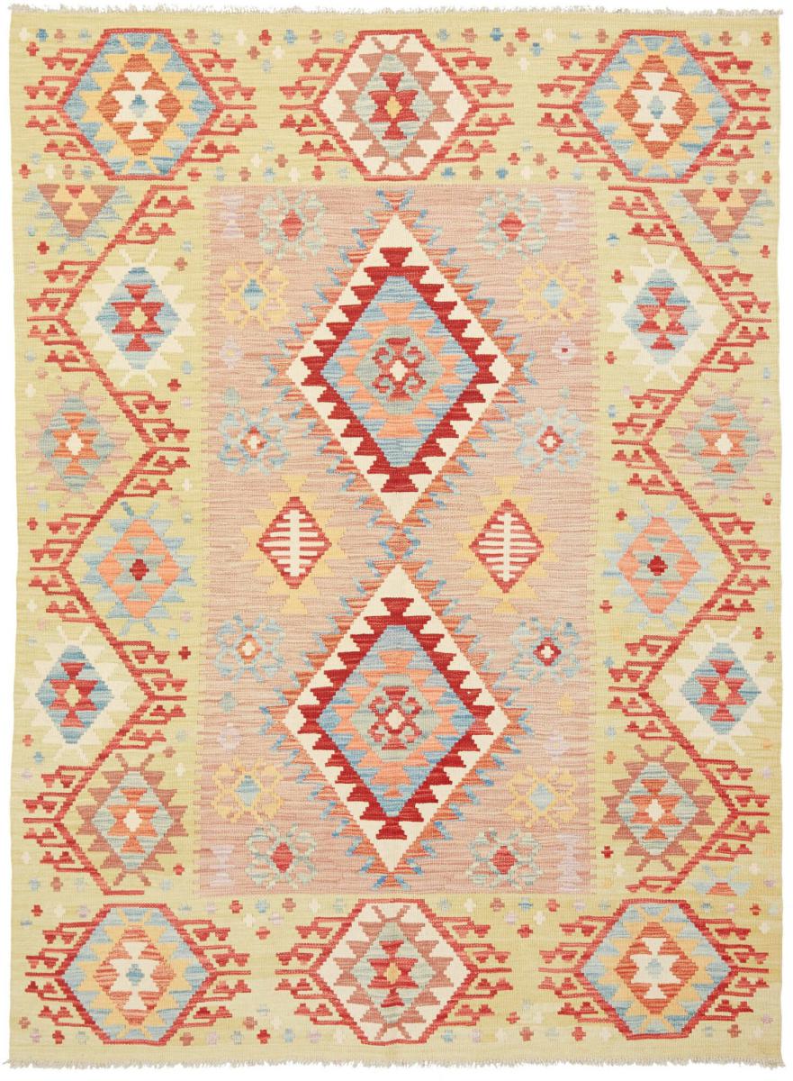 Tapete afegão Kilim Afegão 200x144 200x144, Tapete persa Tecido à mão