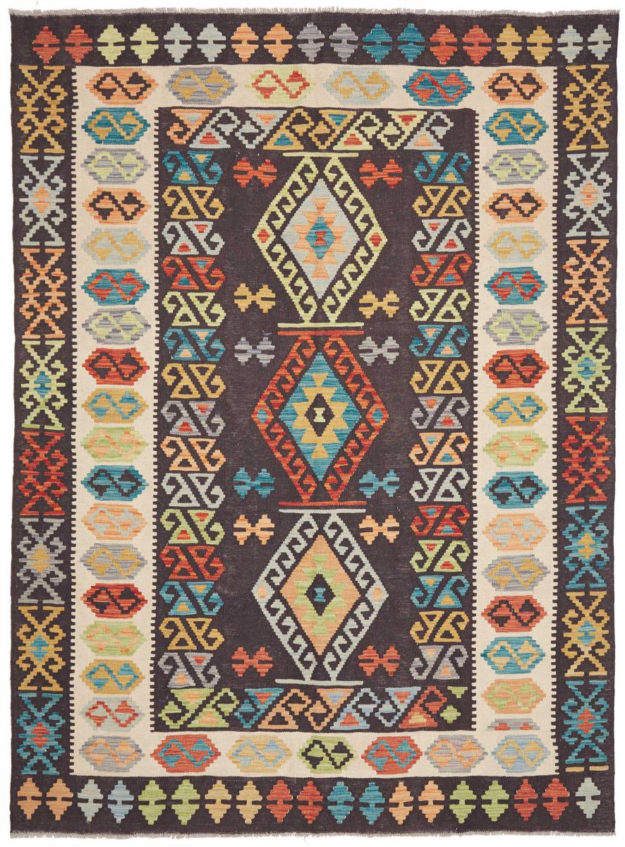 Afghan rug Kilim Afghan 243x181 243x181, Persian Rug Woven by hand