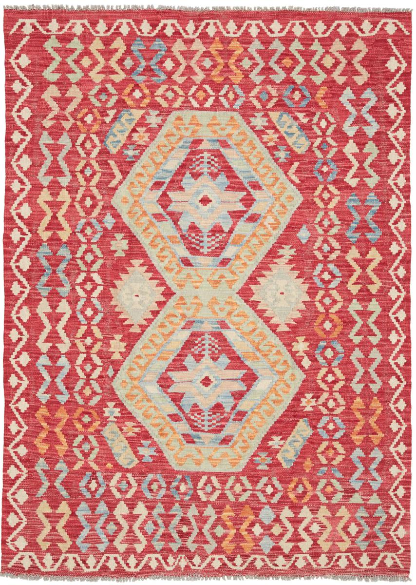 Αφγανικό χαλί Κιλίμ Afghan 180x130 180x130, Περσικό χαλί Οι κόμποι έγιναν με το χέρι