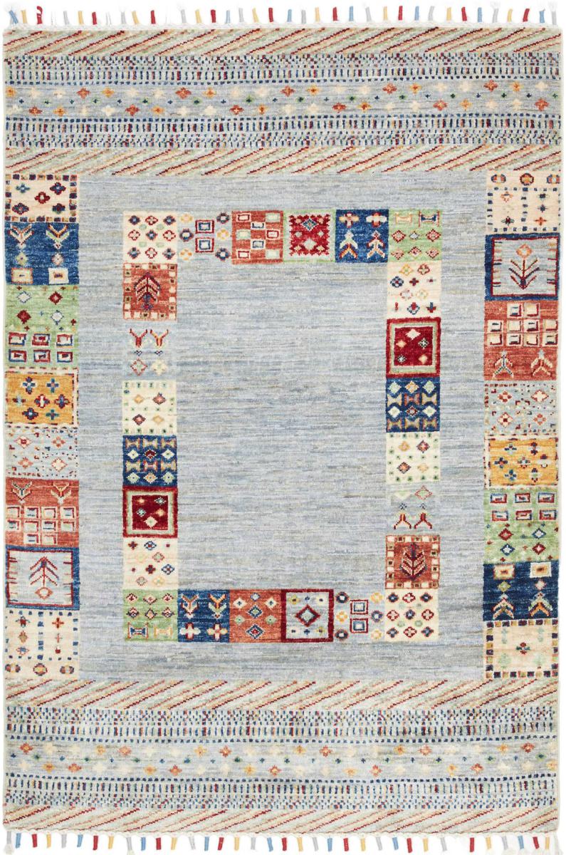 Pakistani rug Arijana Spectrum 4'9"x3'4" 4'9"x3'4", Persian rug Hand-knotted