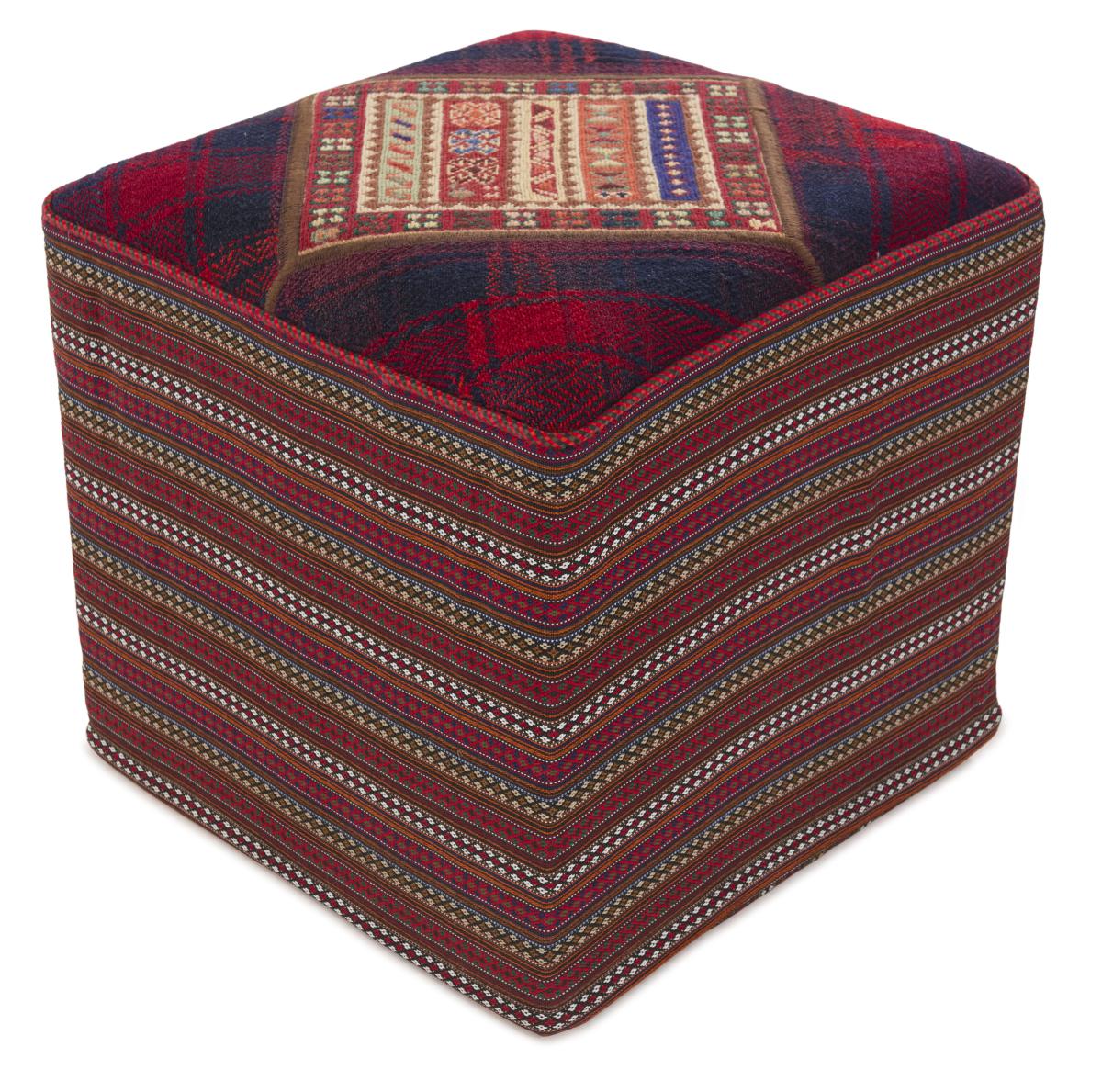 Περσικό χαλί Κιλίμ Hocker 44x44 44x44, Περσικό χαλί Χειροποίητη ύφανση