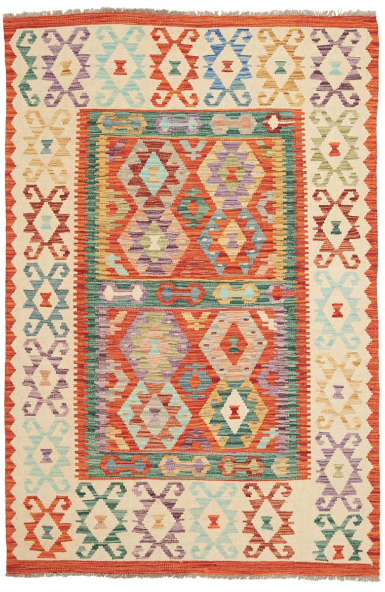 Afghan rug Kilim Afghan 195x132 195x132, Persian Rug Woven by hand