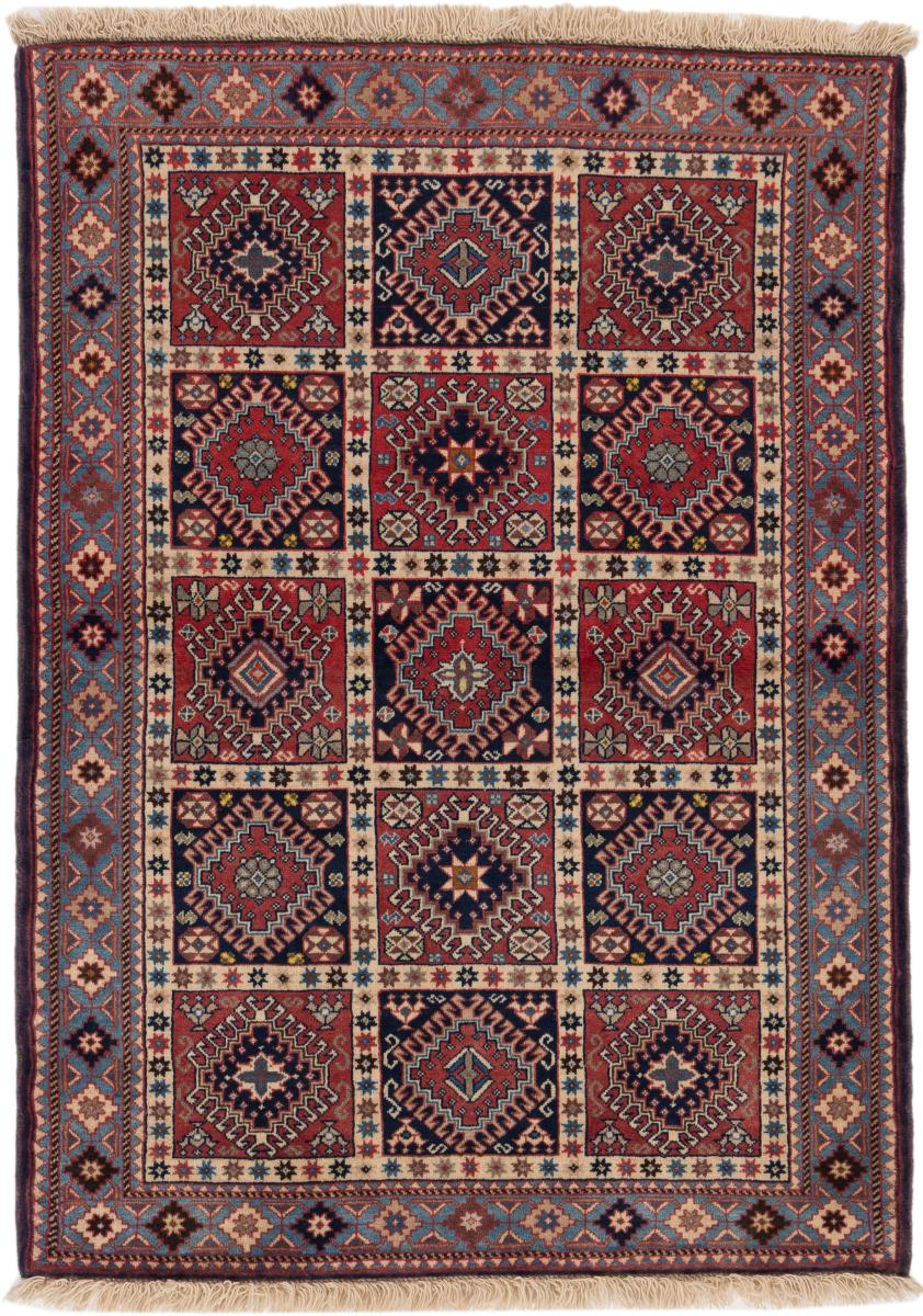 Tapis persan Yalameh 146x103 146x103, Tapis persan Noué à la main