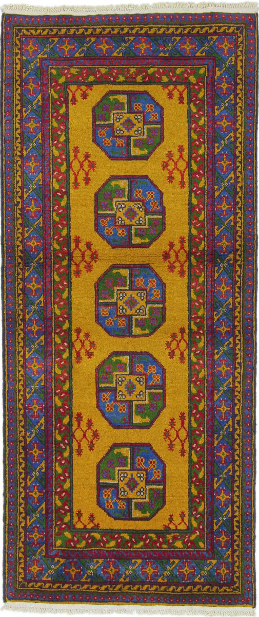 Afghaans tapijt Afghan Akhche 194x84 194x84, Perzisch tapijt Handgeknoopte