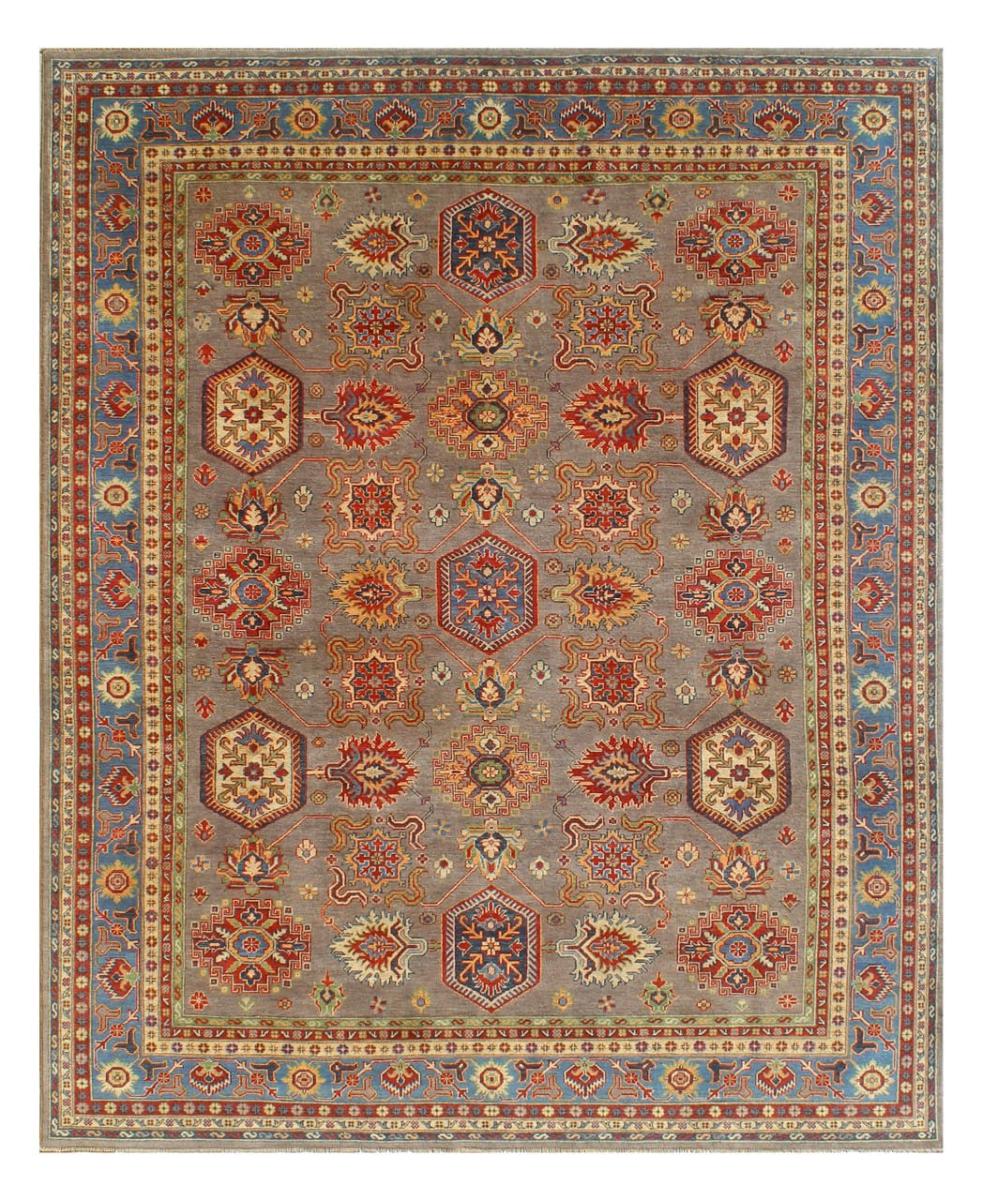 Afghan rug Kazak Ghazni 352x272 352x272, Persian Rug Knotted by hand