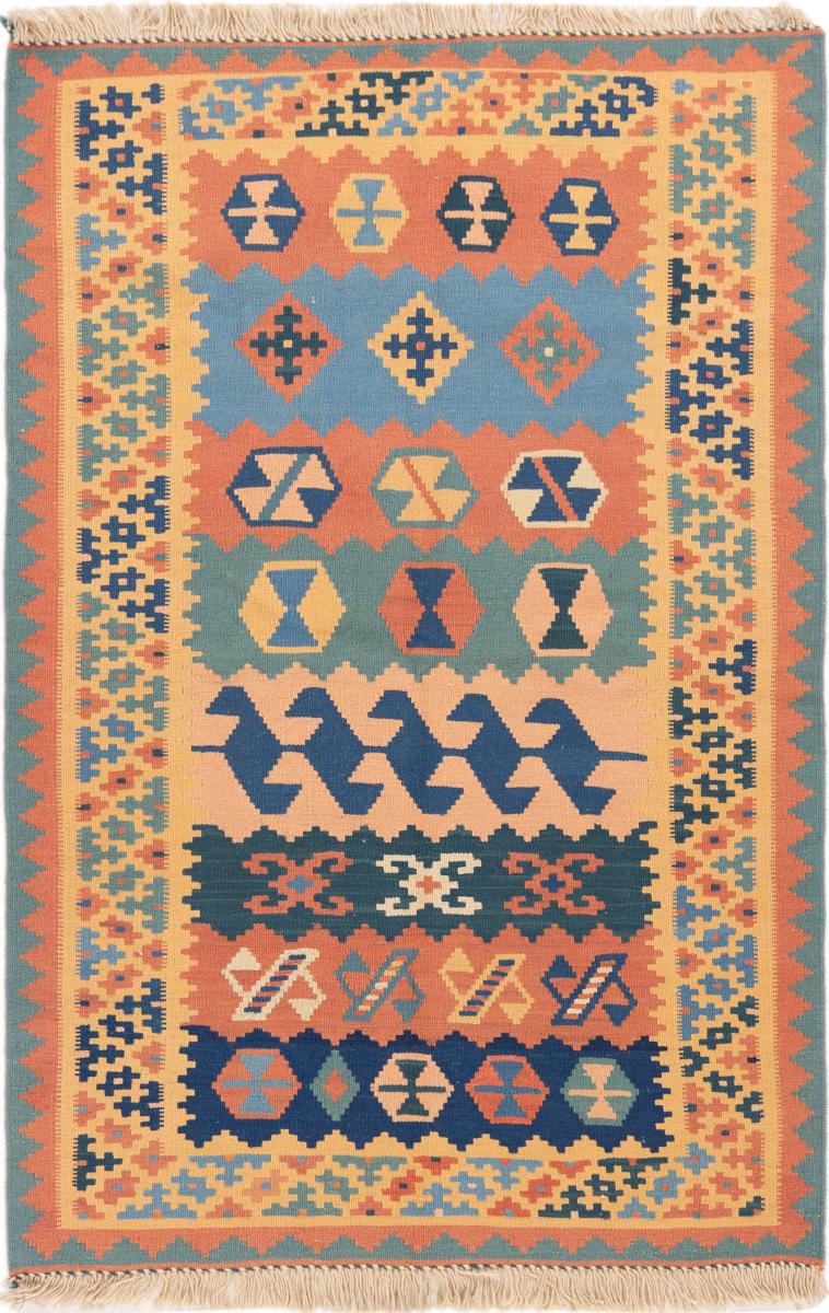 Persisk teppe Kelim Fars 126x84 126x84, Persisk teppe Handwoven 