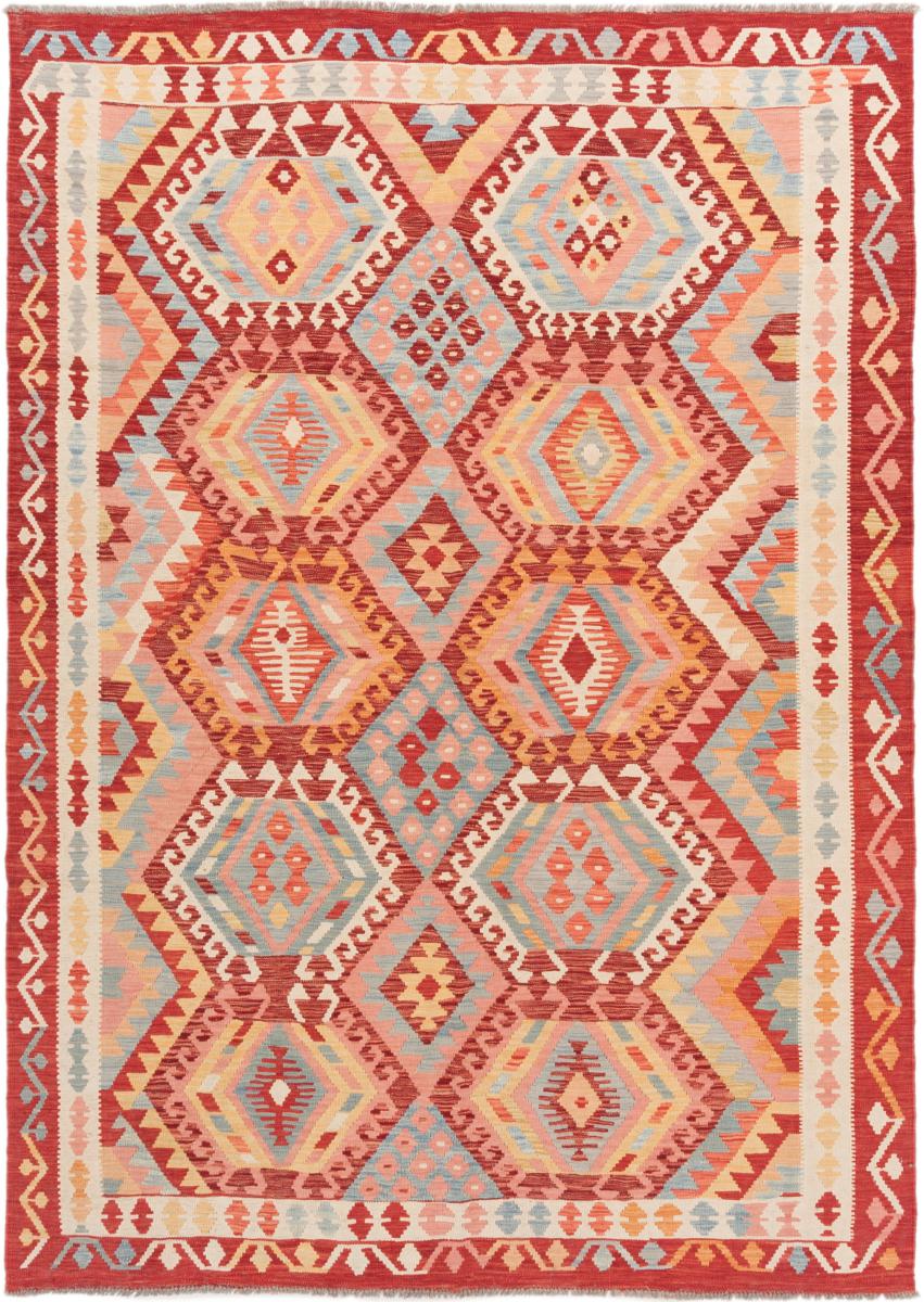 Tapete afegão Kilim Afegão 290x209 290x209, Tapete persa Tecido à mão