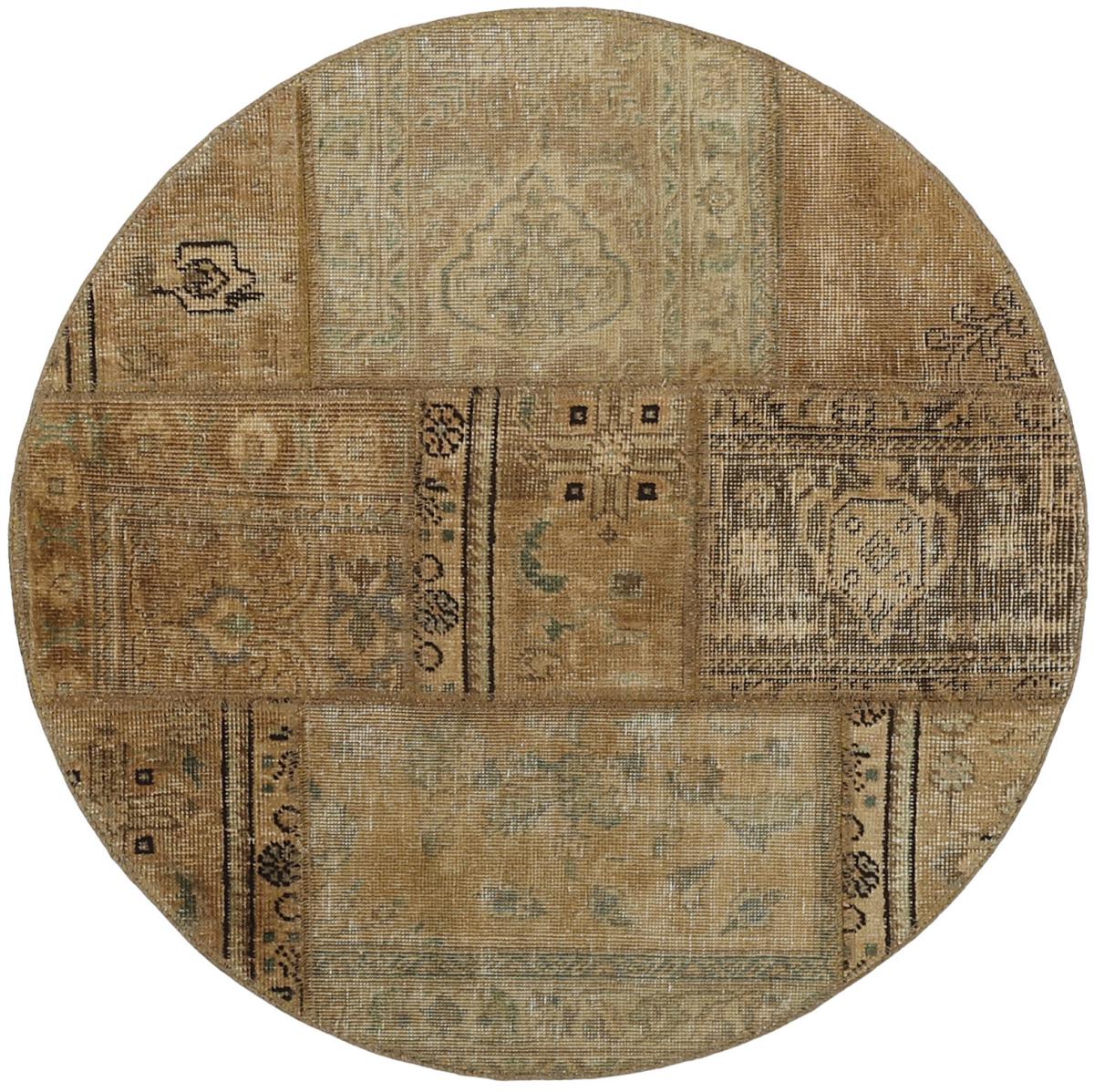 Dywan perski Patchwork 99x99 99x99, Dywan perski Ręcznie tkane