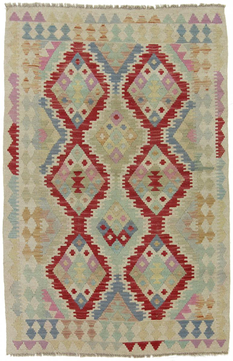 Tapete afegão Kilim Afegão 153x103 153x103, Tapete persa Tecido à mão