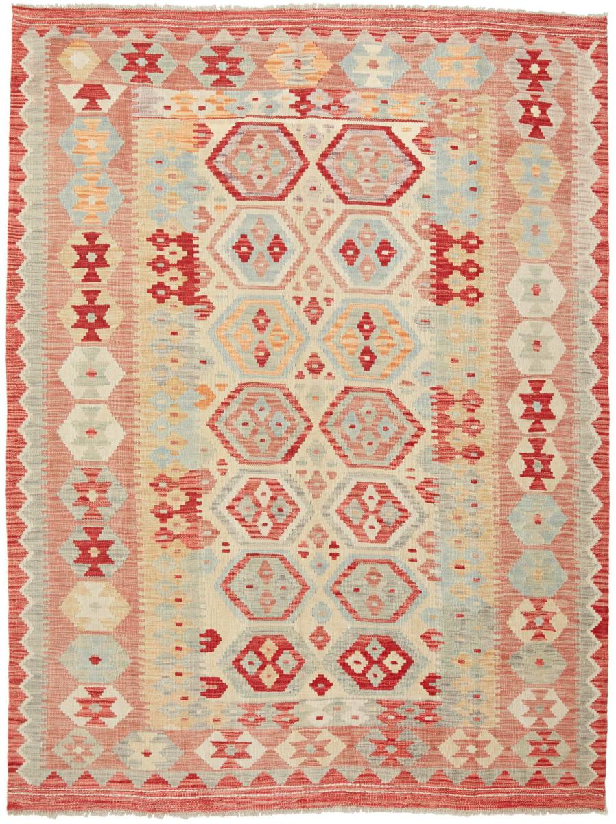 Tapete afegão Kilim Afegão 200x151 200x151, Tapete persa Tecido à mão