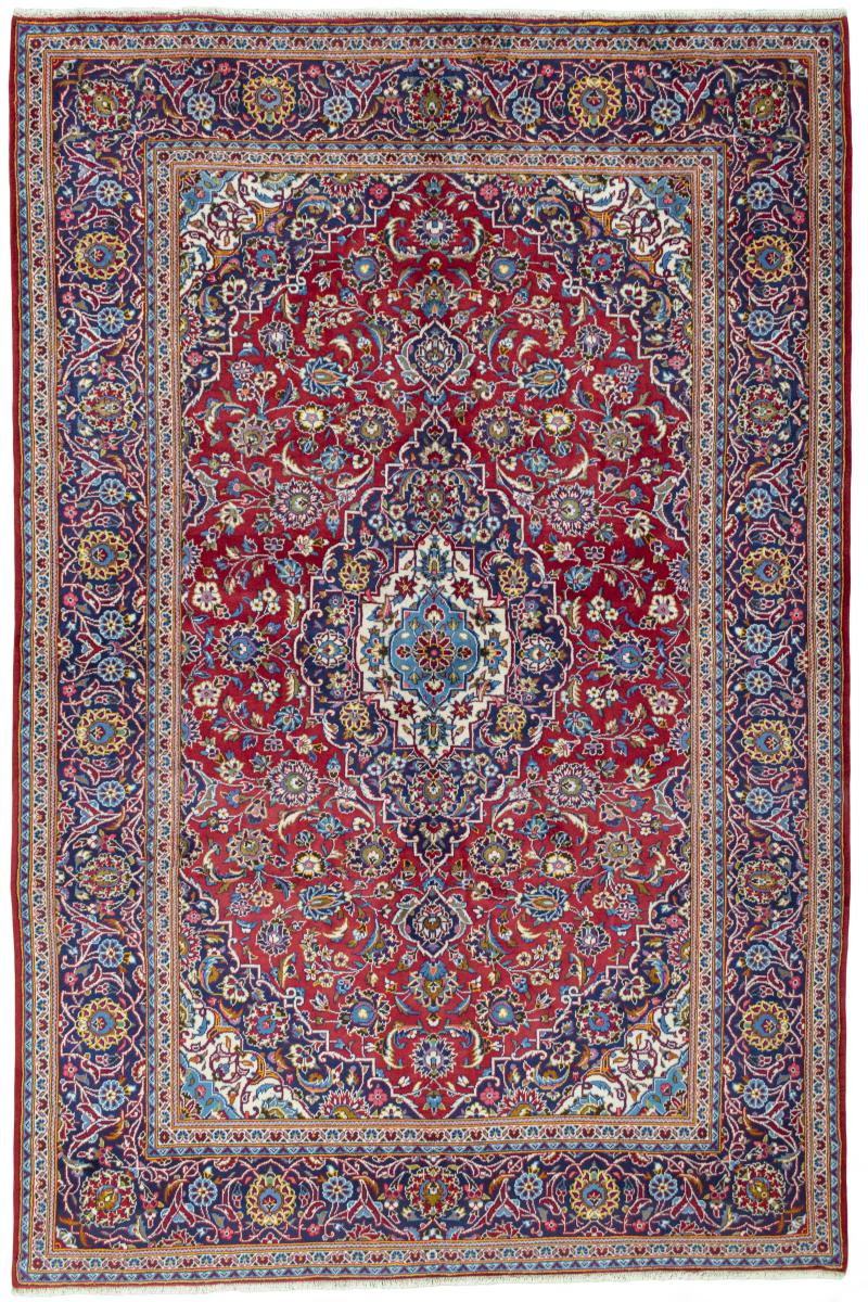 Persian Rug Keshan 9'11"x6'6" 9'11"x6'6", Persian Rug Knotted by hand
