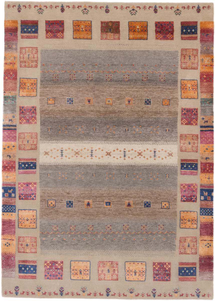 Indiaas tapijt Gabbeh Loribaft 201x142 201x142, Perzisch tapijt Handgeknoopte
