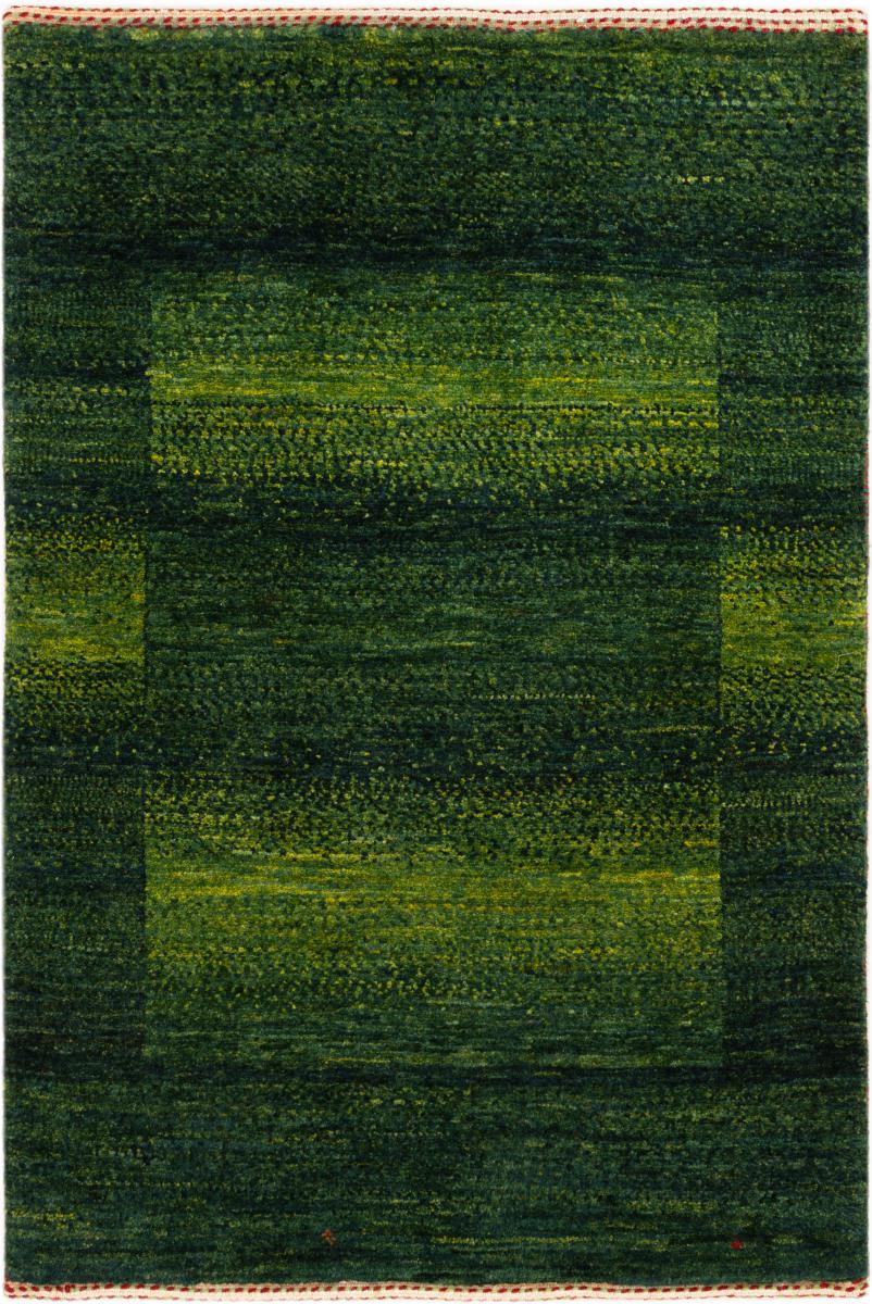 Alfombra persa Persia Gabbeh Loribaft Atash 84x56 84x56, Alfombra persa Anudado a mano