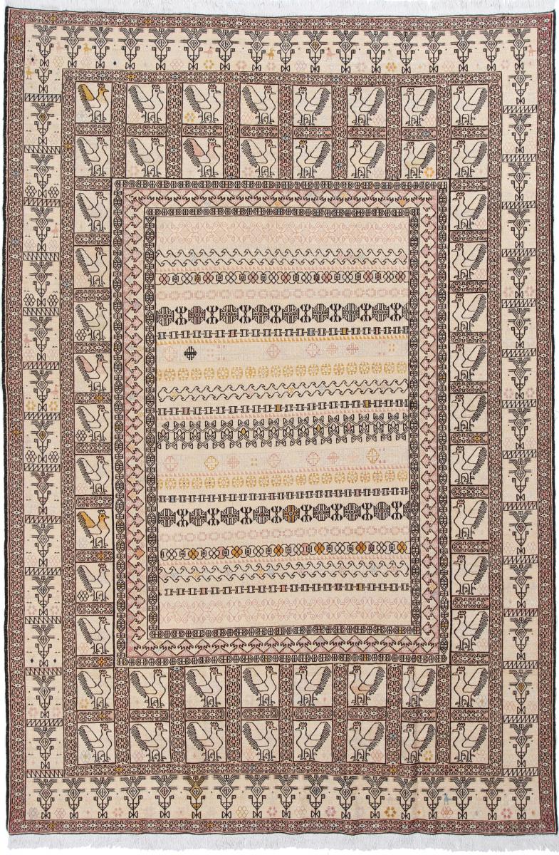 Perzsa szőnyeg Kilim Ardebil Selyem 294x189 294x189, Perzsa szőnyeg Kézzel csomózva