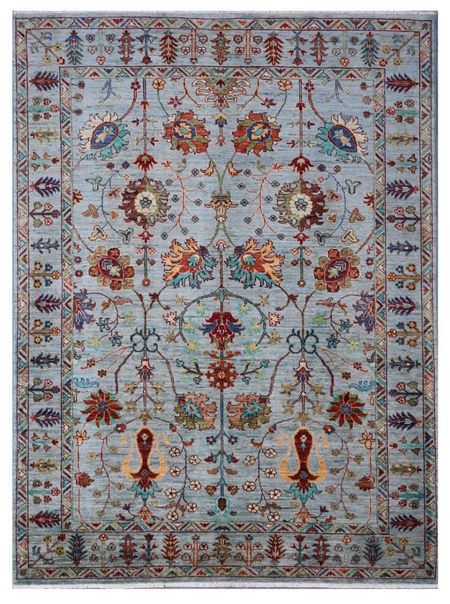 Afghan rug Arijana Shaal 199x152 199x152, Persian Rug Knotted by hand