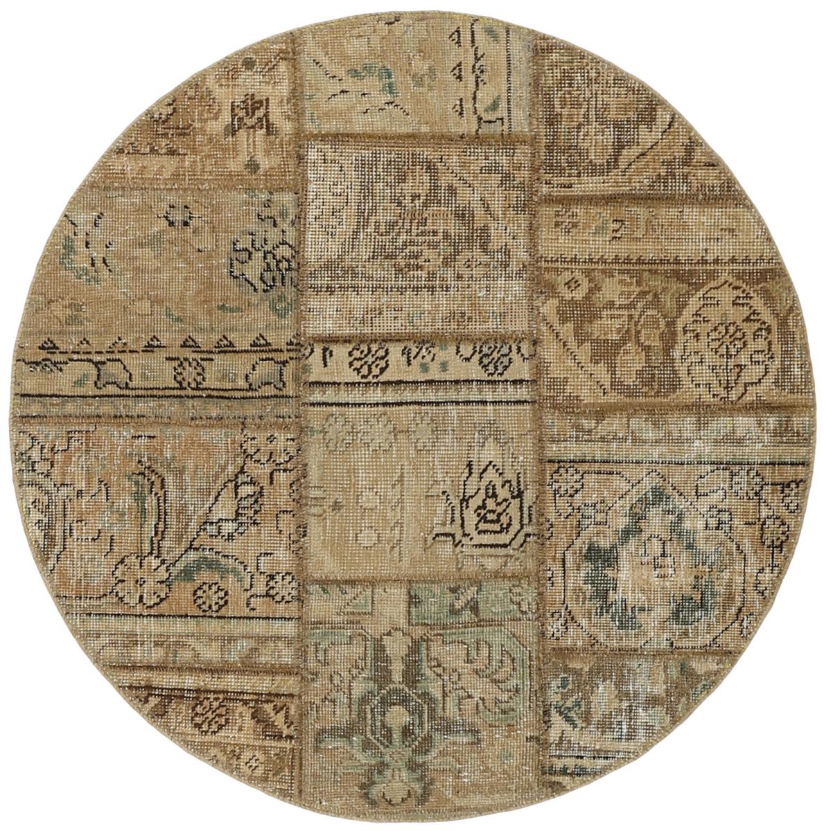 Dywan perski Patchwork 101x101 101x101, Dywan perski Ręcznie tkane