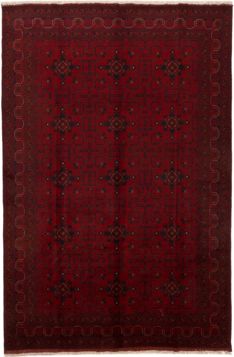 Tapis afghan Khal Mohammadi 296x199 296x199, Tapis persan Noué à la main