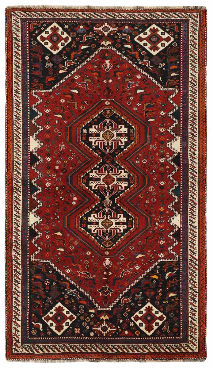 Tappeto persiano Ghashghai 259x142 259x142, Tappeto persiano Annodato a mano