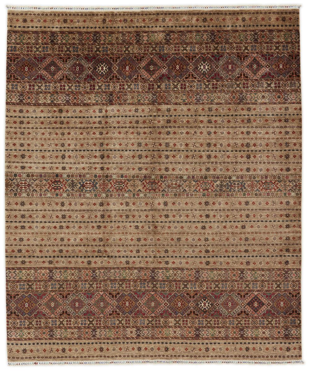 Afghan rug Arijana Shaal 307x261 307x261, Persian Rug Knotted by hand