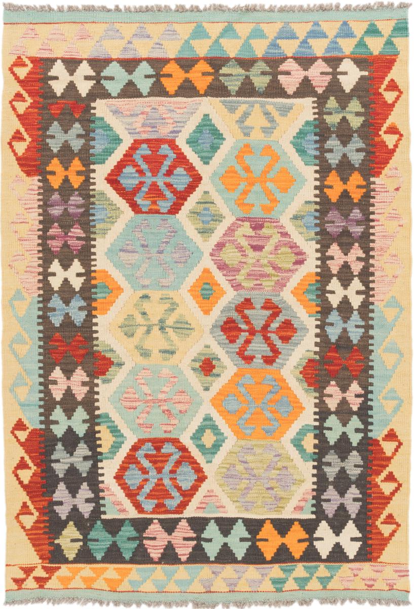 Tapete afegão Kilim Afegão 150x106 150x106, Tapete persa Tecido à mão