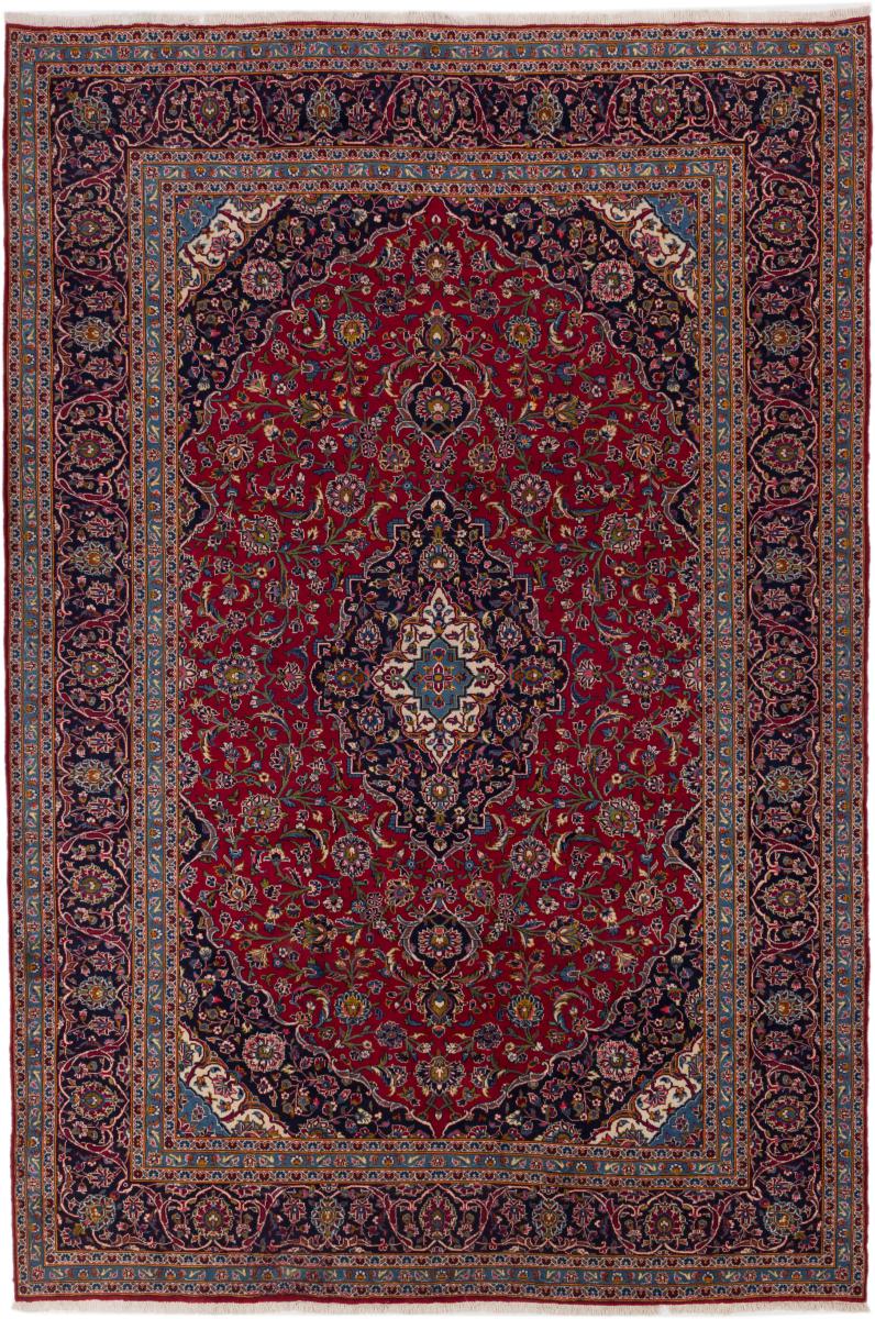 Tapis persan Kashan 365x248 365x248, Tapis persan Noué à la main