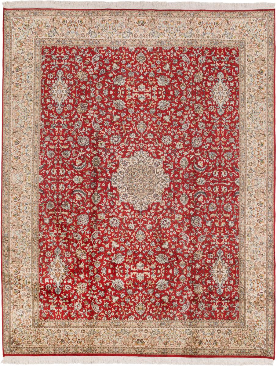 Tappeto indiano Cachemire di Seta 308x241 308x241, Tappeto persiano Annodato a mano