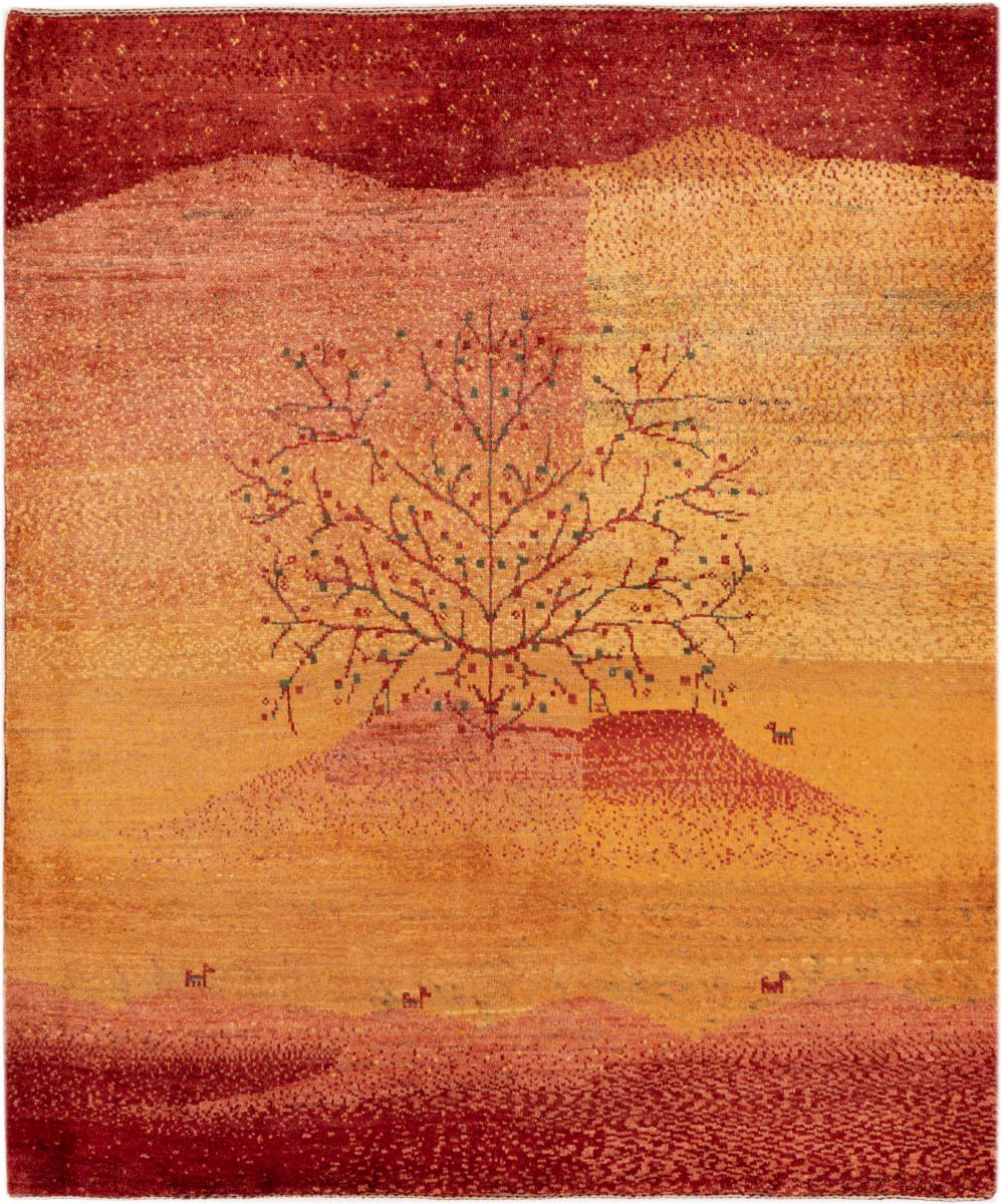 Persisk tæppe Persisk Gabbeh Kashkuli Banafsheh 182x155 182x155, Persisk tæppe Knyttet i hånden