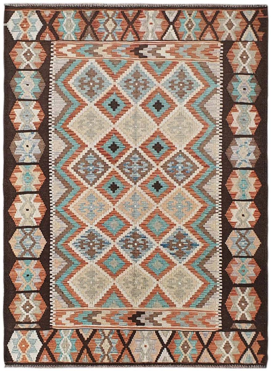 Tapete afegão Kilim Afegão 180x129 180x129, Tapete persa Tecido à mão